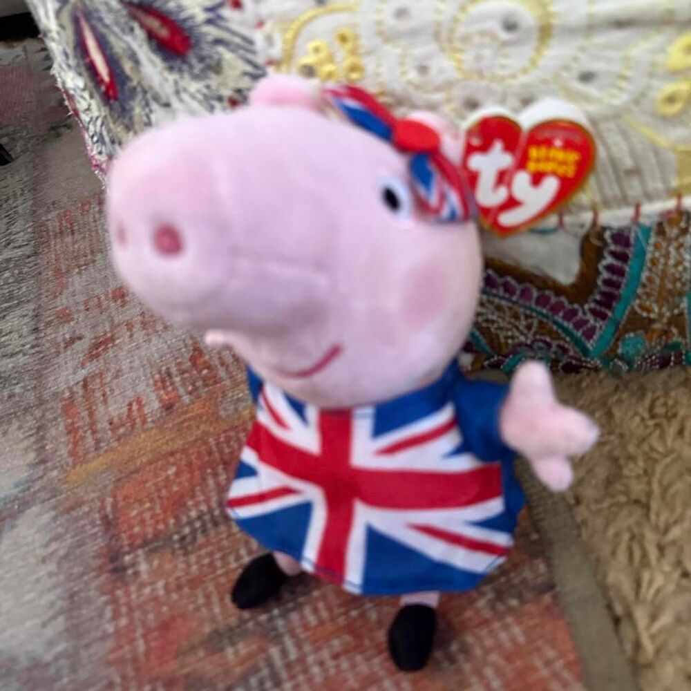 Peppa-pig multi Stuffed-animals british english plushed htf international